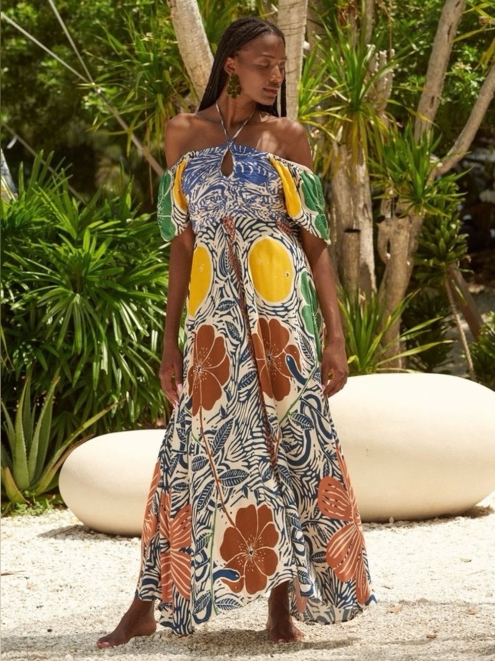 🆕 Carolina K ‘Ivana’ Floral Maxi Dress S